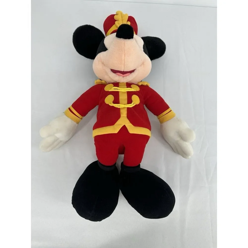 Disney Macy's Mickey Mouse Christmas Marching‎ Band Conductor Plush Doll 23